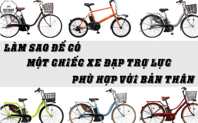 hướng dẫn chọn mua xe đạp điện trợ lực phù hợp với bản thân