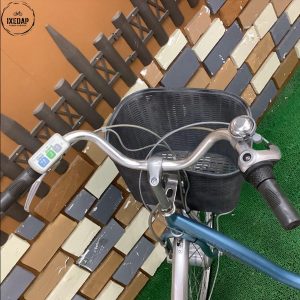 xe đạp trợ lực sanyo eneloop bike 24 inch màu xanh dương: cổ xe