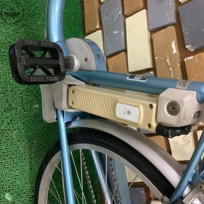 xe đạp trợ lực sanyo eneloop bike 24 inch màu xanh dương: Pin