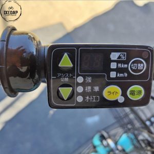 xe đạp trợ lực yamaha pas baby xanh dương: Màn hình LCD